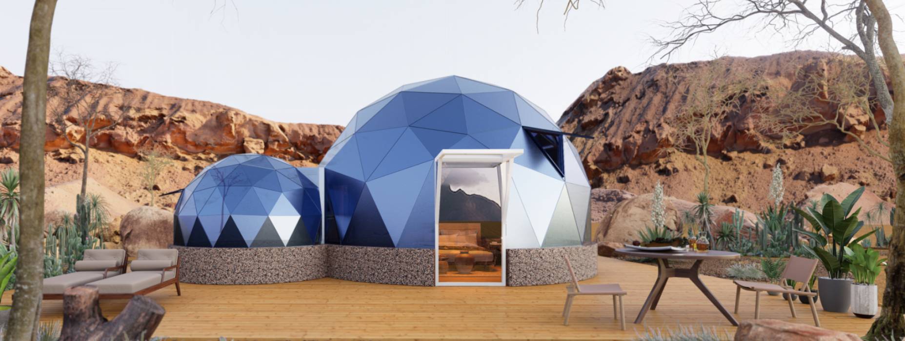 金寨县球形智能光伏玻璃星空房